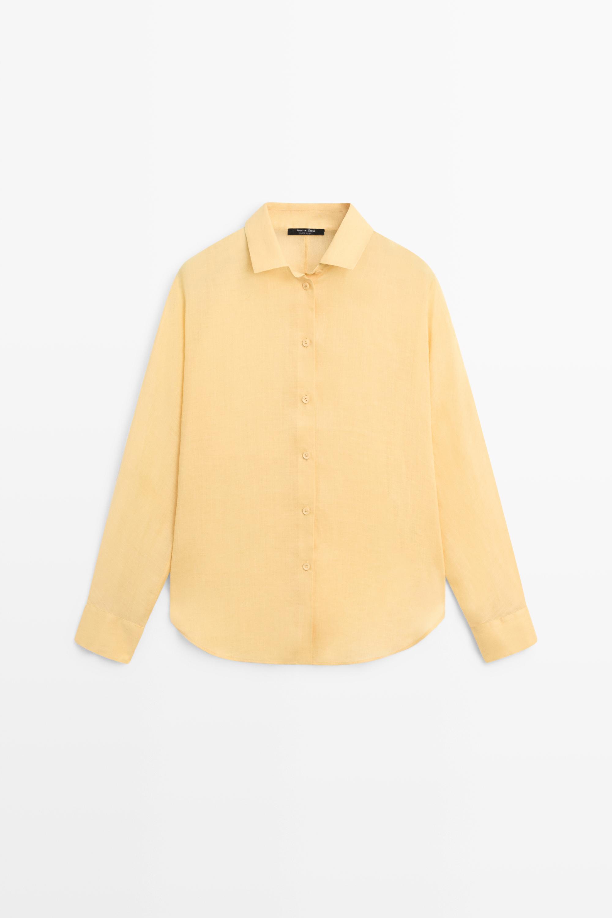 Chemise fluide 100 % ramie